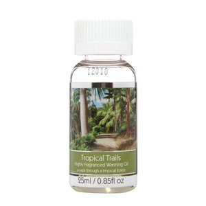Elegant Expressions Fragrance Tropical Trails Hot Oil Burner .85 fl oz 25 ml