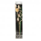 Elegant Expressions Green and Black Botanical Reed Set For Scent Diffusers