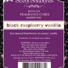 ScentSationals Black Raspberry Vanilla Fragrance Scented Wax Melt Cubes Burners