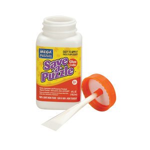Mega Brands Save A Puzzle Glue Brush On Non Toxic Up to 2000 Pieces per Bottle