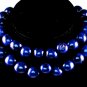 Handmade Blue Seeds Beaded Single Strand Necklace