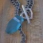 Chain with Polished Glass Bracelet