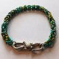 Varied Green Byzantine Chainmaille Bracelet