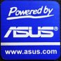 70% OFF - Case Badge - Asus - Powered By Asus - Metalic Blue
