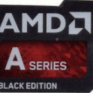 70% OFF - Case Badge - AMD - A Series Black Edition - Metalic Black & Red
