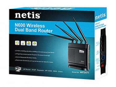 80% OFF - NETIS WF2471 Wireless N600 High Gain Dual Band Router