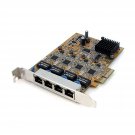 50% OFF - StarTech 4-Port Gigabit Ethernet Network Adapter Card - ST1000SPEX4