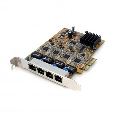 50% OFF - StarTech 4-Port Gigabit Ethernet Network Adapter Card - ST1000SPEX4