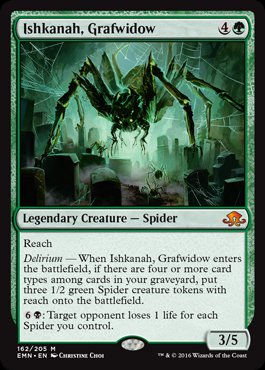 70% OFF - Magic The Gathering - Eldritch Moon - 162 - Ishkanah, Grafwidow