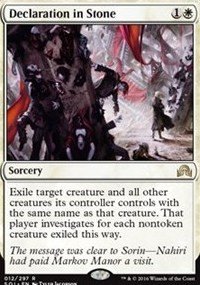 70% OFF - Magic The Gathering - Shadows Over Innistrad - 012 - Declaration in Stone