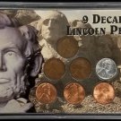 9 Decades of Lincoln Pennies (9) Coin Set 1919-1997-052222-0032