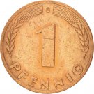 1 Deutsche Pfennig 1950 F - Stuttgart Mint - Excellent Condition Circulated