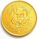 1983 Chuck E Cheese Rare Promotional Super Token - Extremely Fine EF Condition - P01aA