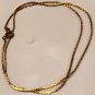 90% OFF - Antique Gold Necklace - Flat Chain - 18 Inch with Circular Clasp