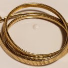90% OFF - Antique Gold Necklace - Oval Ribbed Chain - 17 + 3-inch Extension with Flat Clasps