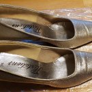 50% OFF - Vintage Flirtations Silver Glitter Atomic Era Pumps - Women's Size 7 1/2M, 3-inch heels