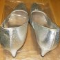 50% OFF - Vintage Flirtations Silver Glitter Atomic Era Pumps - Women's Size 7 1/2M, 3-inch heels