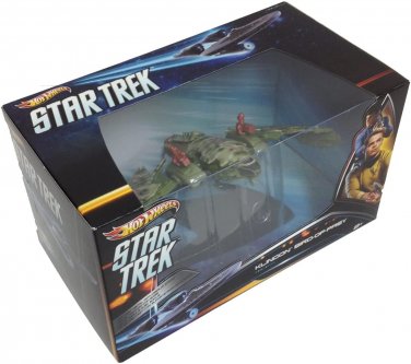 Hot Wheels Collector Star Trek Into Darkness Bird of Prey 7-inch 1:600 Scale Starship - X3086