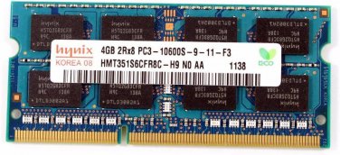 80% OFF - Hynix 4GB DDR3-1333 SO-DIMM PC3-10600S - HMT351S6CFR8C-H9, SNPX830DC/4G