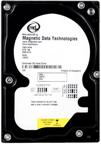 70% OFF - Magnetic Data Technologies MDT 100GB - 7200K RPM, 8MB, IDE 3.5" - MD01000-BJBW