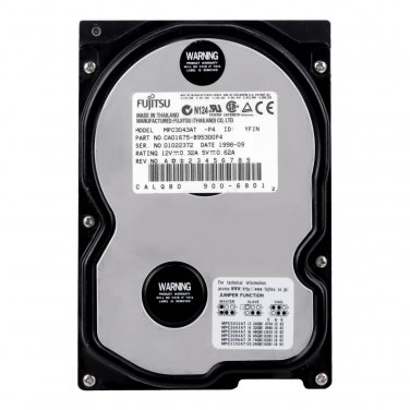 85% OFF - Fujitsu Limited 4.32 GB - 5400 RPM, 256KB, IDE 3.5" - MPC3043AT-A, C01675-B823000A