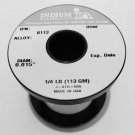 Indium Solder Spool - Sn62Pb36Ag2 - 1/4lb, 2.5-3.5% 0.015"/0.40mm - WIREFC-52395-0113, WIREOT-51861