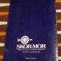 Vintage 1970 Skor-Mor Backgammon Game Set in Brown Leather Travel Case