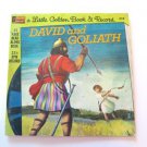 Little Golden Book & Record David and Goliath