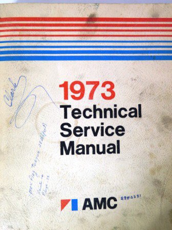 AMC 1973 Technical Service Manual