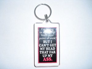 quote keychain