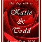 Personalized Wedding Favors - Wine Labels - Wedding Rose Full
