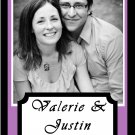 Personalized Wedding Favors - Wine Label - Wedding B&W