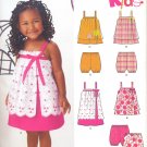 Girls Pattern Toddler 5 Sizes Top Dress Bloomers New Look 6114 Summer Clothes