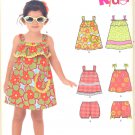 Girls Pattern Toddler 5 Sizes Dress and Bloomers New Look 6200 Summer Clothes