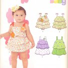 Girls Pattern Baby 4 Sizes Bubble Dress New Look 6218 Summer Clothes