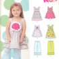 Girls Pattern Toddler 5 Sizes Dress and Pants New Look 6219 Summer Clothes