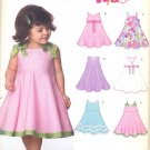 Girls Pattern Toddler 5 Sizes Dress New Look 6688 Summer Clothes