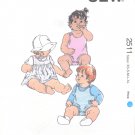 Baby Dress Panties Rompers T Shirts 5 Sizes New Kwik Sew 2511