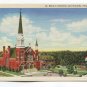 St Marys Cathedral and Grounds Fargo North Dakota Postcard