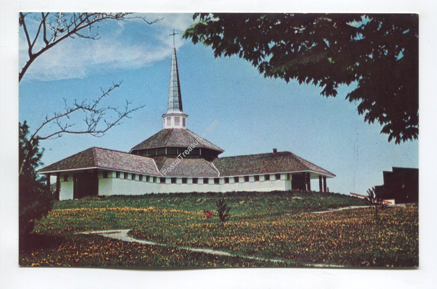 Mount Saviour Benedictine Monastery Pine City New York Postcard