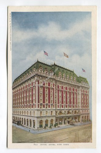 Hotel Astor New York Postcard