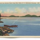 Piseco Lake from between Public Camp Sites Pisceco New York Postcard Piseco Lake from between Public Camp Sites Pisceco New York Postcard