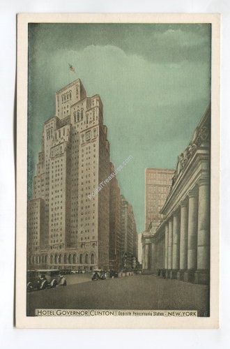 Hotel Governor Clinton New York Postcard