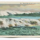 Rough Surf on the Florida Coast Postcard