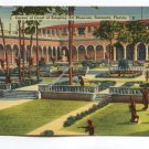 Corner of Court of Ringling Art Museum Sarasota Florida Postcard