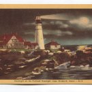 Moonlight on the Portland Headlight Cape Elizabeth Maine Postcard Moonlight on the Portland Headlight Cape Elizabeth Maine Postcard