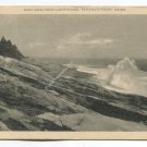 East View from Lighthouse Pemaquid Point Maine Postcard East View from Lighthouse Pemaquid Point Maine Postcard