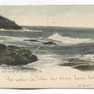 Surf Scene Mt Desert Island Maine Postcard