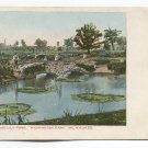Bridge and Lily Pond Washington Park Milwaukee Wisconsin Postcard Bridge and Lily Pond Washington Park Milwaukee Wisconsin Postcard