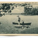 Lakeside View Resort Rice Lake Wisconsin Postcard